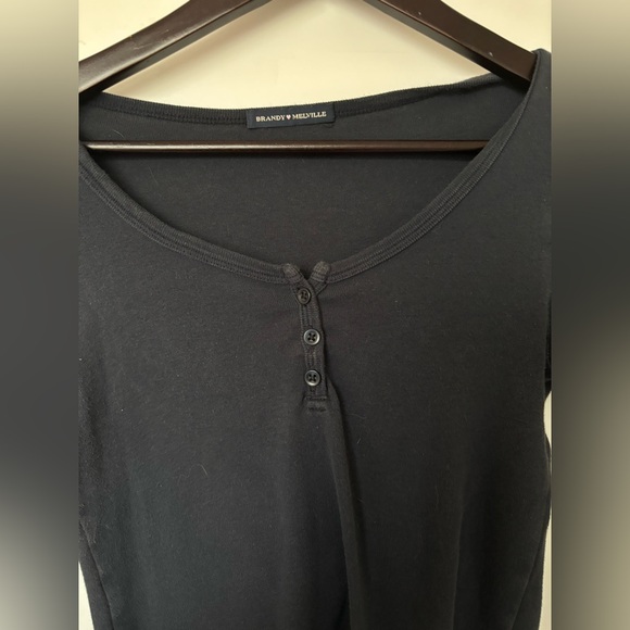Brandy Melville dark blue Long Sleeve Top - Picture 3 of 3